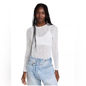 Free People: Intimately Aura Layering Shirt White S